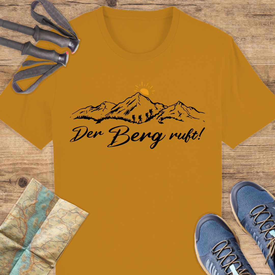 Unisex Bio T-Shirt T-Shirt Der Berg ruft