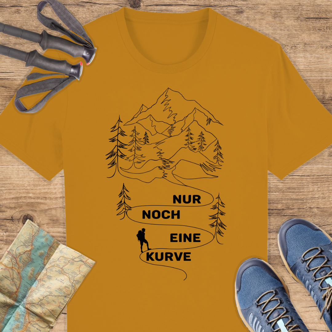 Unisex Bio T-Shirt Nur noch eine Kurve