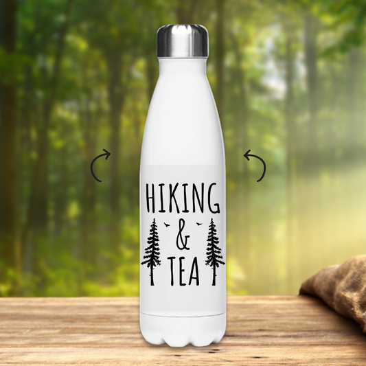 Edelstahl-Thermoflasche Hiking and Tea