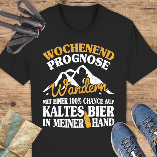 Unisex Bio T-Shirt Wandern und Bier