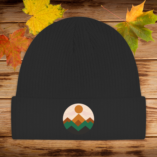 Beanie Geometrische Berge