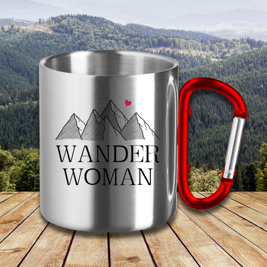Edelstahltasse Wander Woman
