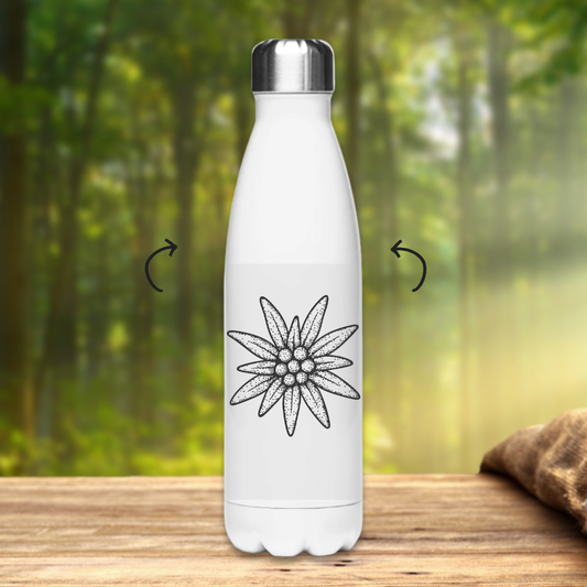 Edelstahl-Thermoflasche Edelweiß