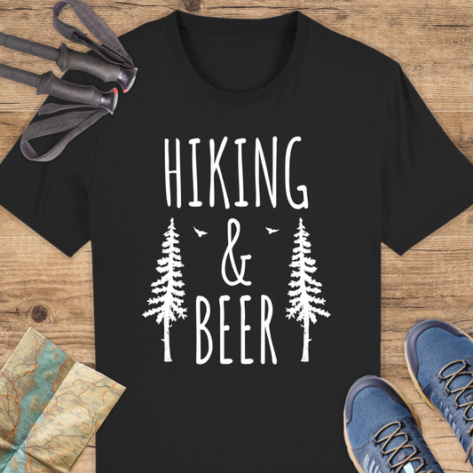 Unisex Bio T-Shirt Hiking and beer