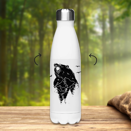 Edelstahl-Thermoflasche Bär