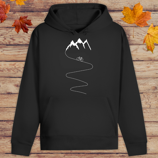 Hoodie Unisex Bike Berge