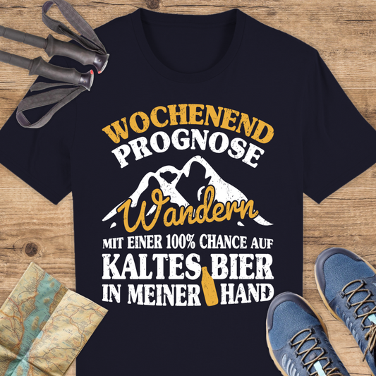 Unisex Bio T-Shirt Wandern und Bier