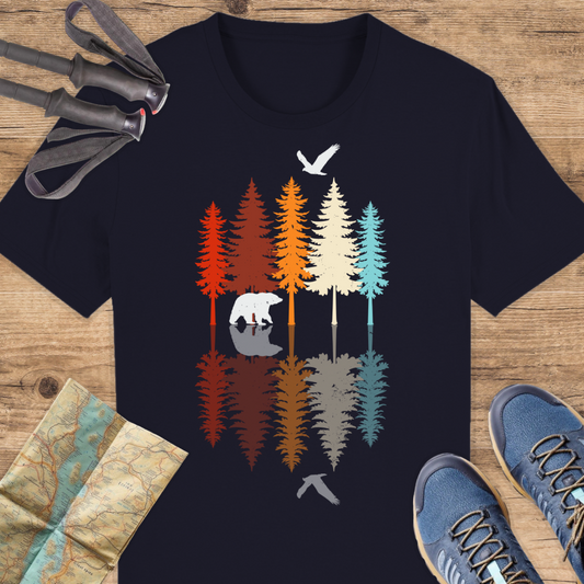 Unisex Bio T-Shirt Vintage Wald