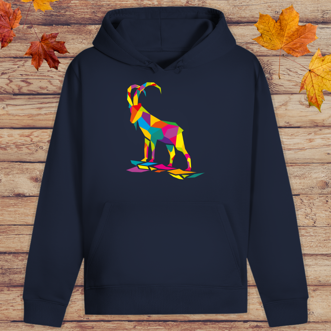 Hoodie Unisex Bunter Steinbock