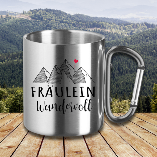 Edelstahltasse Freulein Wandervoll