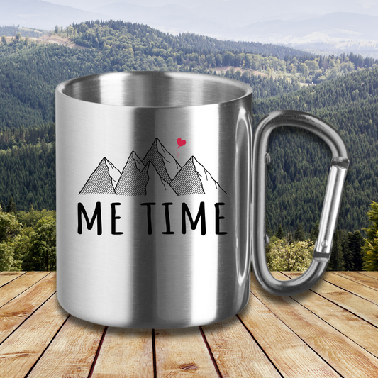 Edelstahltasse Me Time