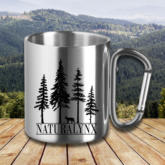 Edelstahltasse Naturalynx