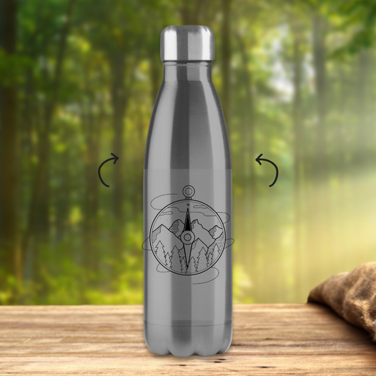 Edelstahl-Thermoflasche Kompass