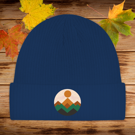 Beanie Geometrische Berge