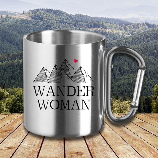 Edelstahltasse Wander Woman
