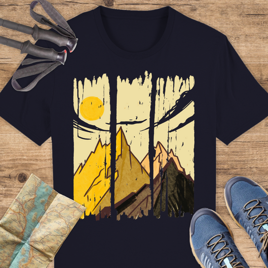 Unisex Bio T-Shirt Vintage Berge