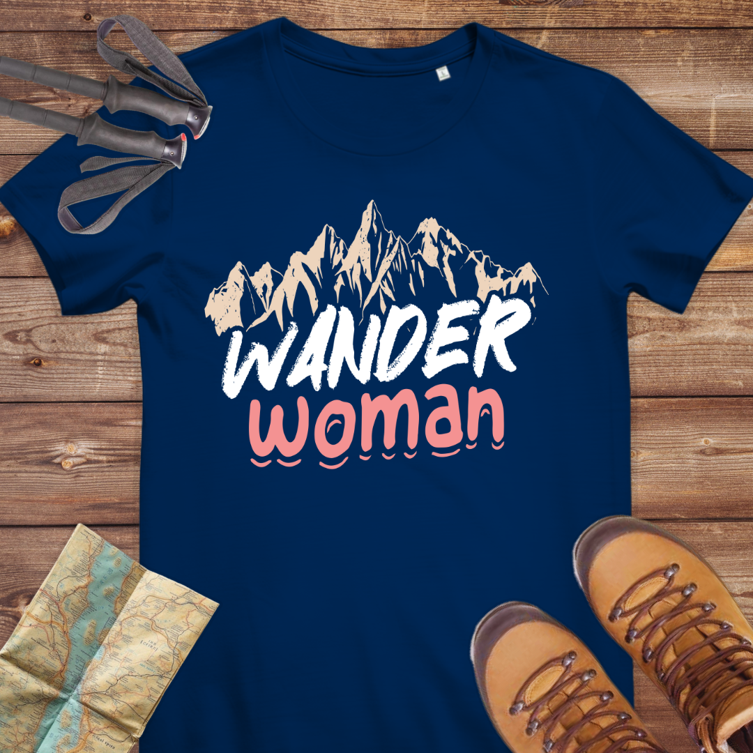 Damen Medium Fit Bio T-Shirt Wander Woman