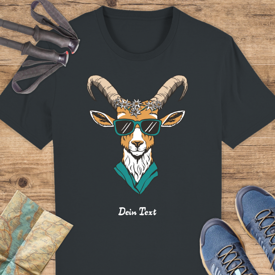 Unisex Bio T-Shirt Personalisierter Steinbock