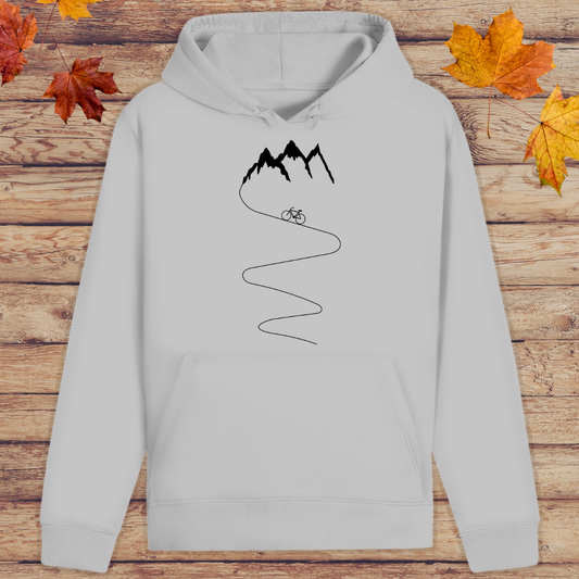 Hoodie Unisex Bike Berge