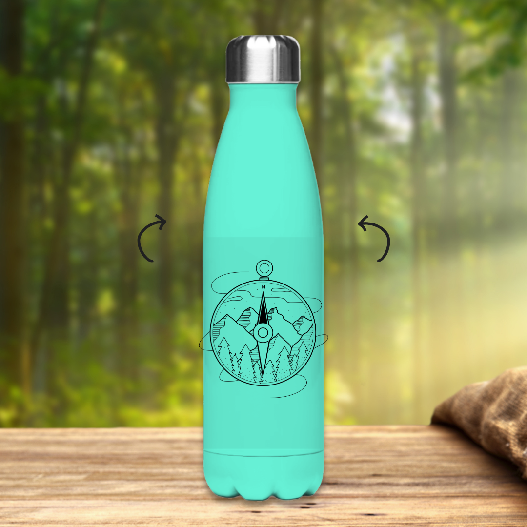Edelstahl-Thermoflasche Kompass