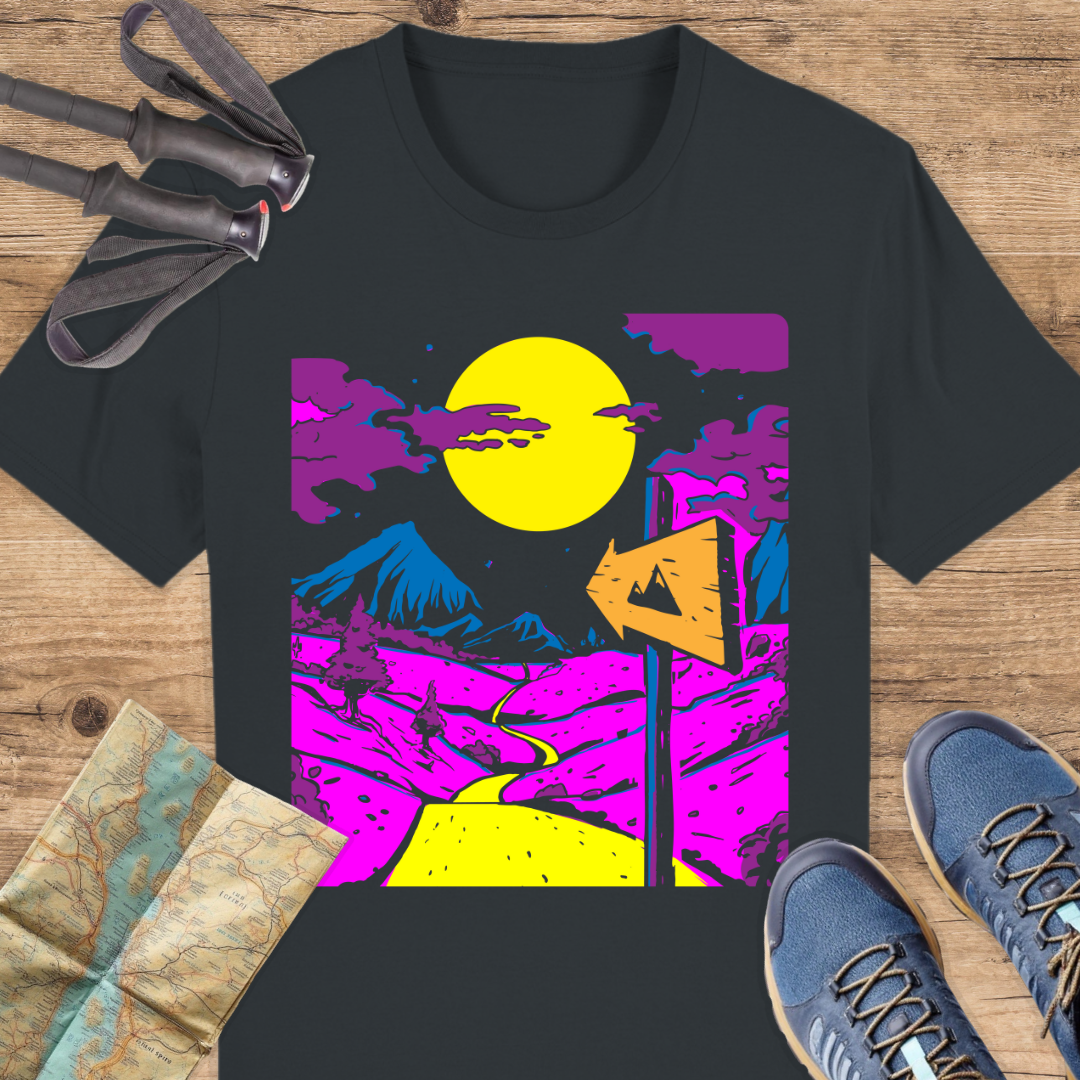 Unisex Bio T-Shirt Vintage Berge