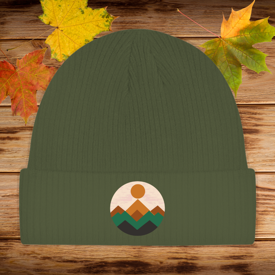 Beanie Geometrische Berge