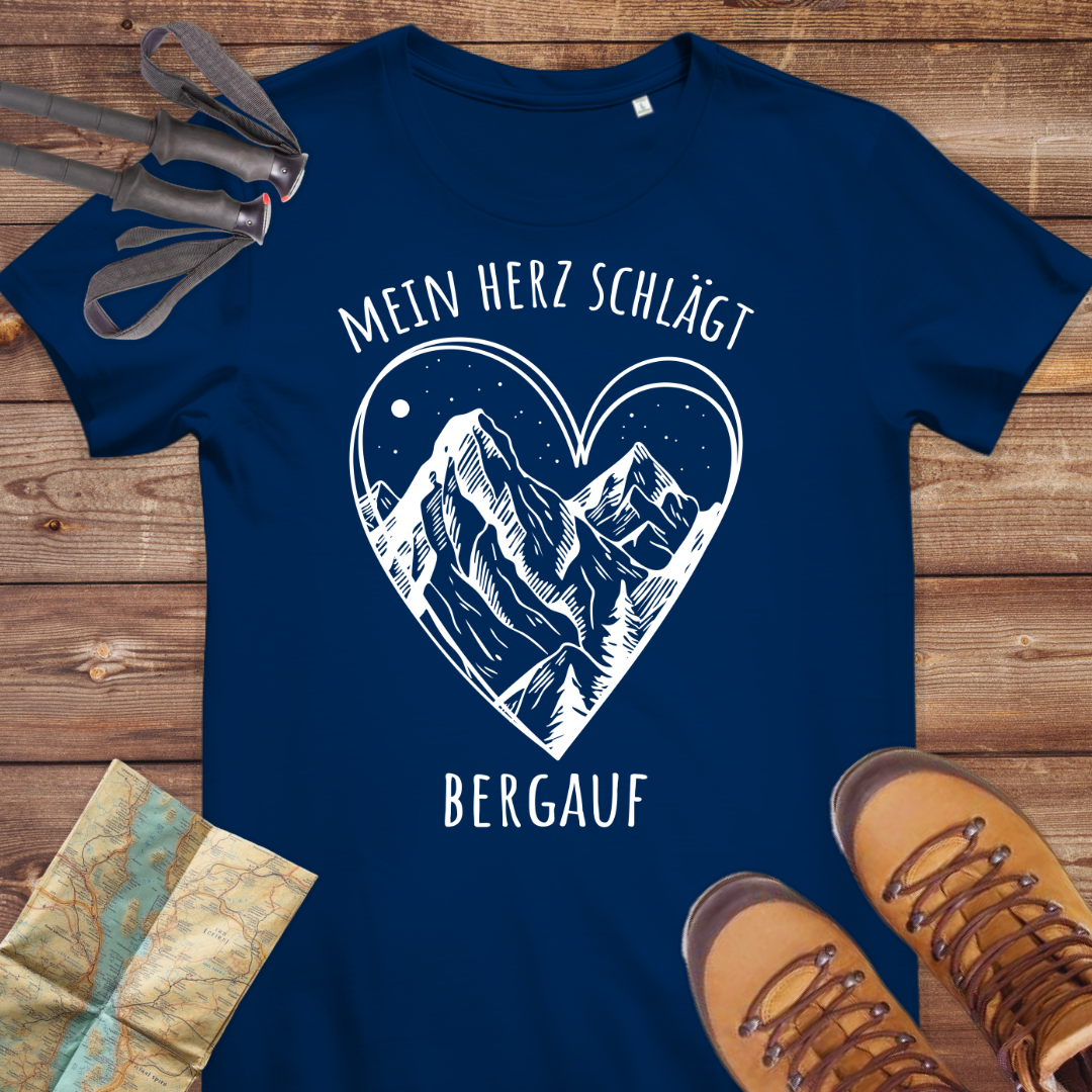 Damen Medium Fit Bio T-Shirt Mein Herz