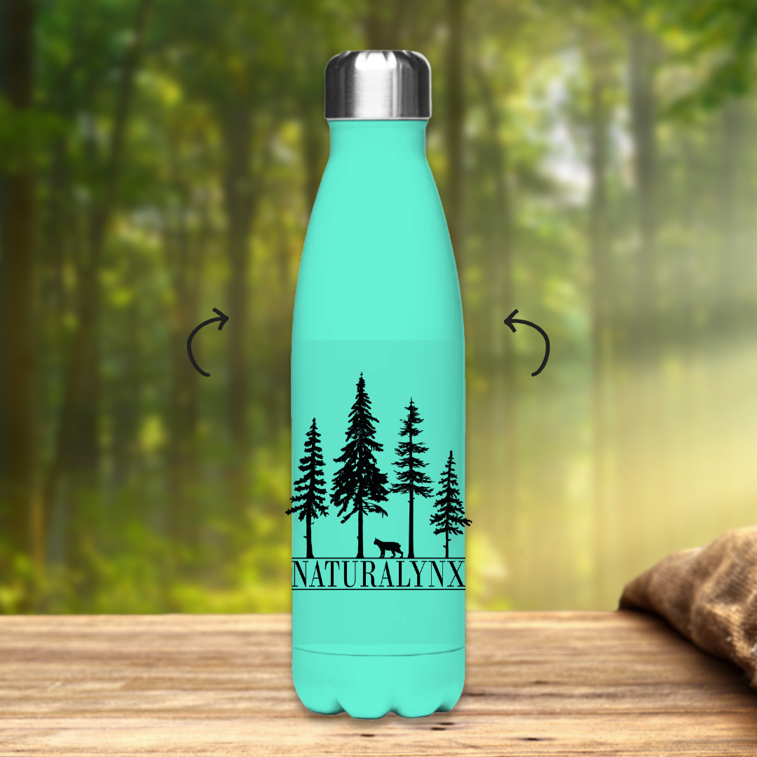 Edelstahl-Thermoflasche Naturalynx Wald
