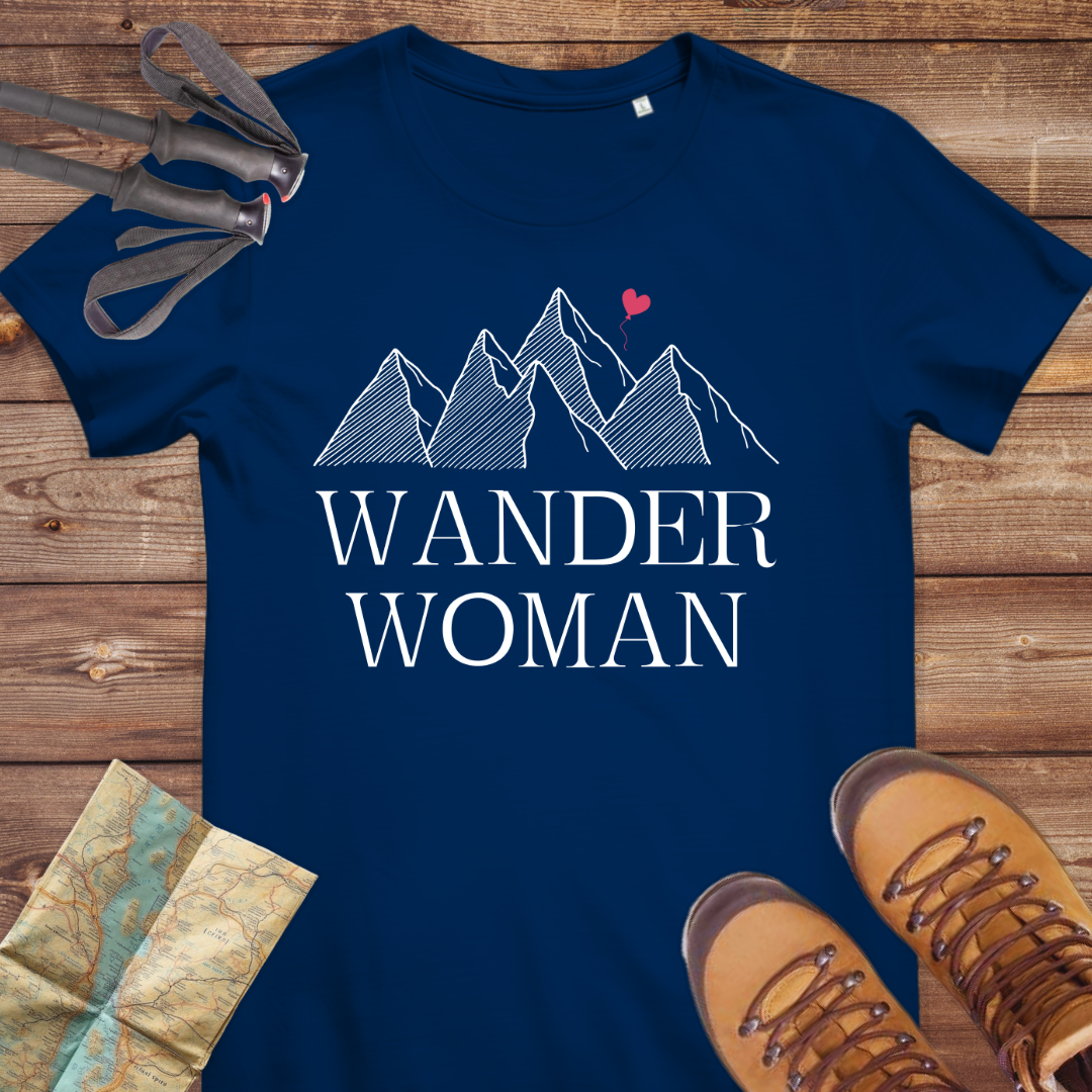 Damen Medium Fit Bio T-Shirt Wander Woman