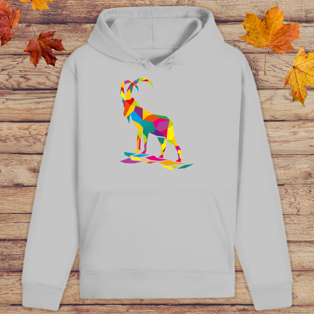 Hoodie Unisex Bunter Steinbock