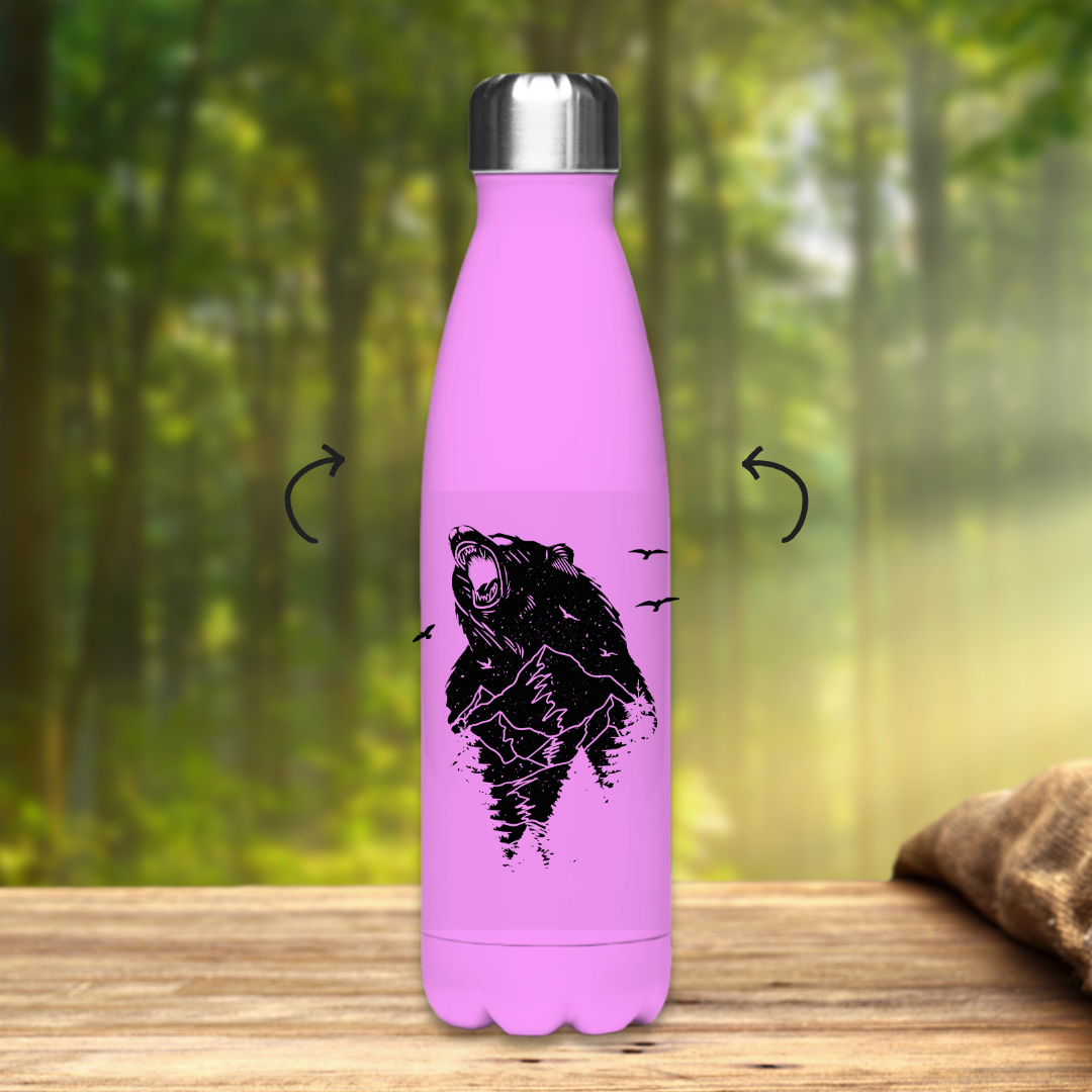 Edelstahl-Thermoflasche Bär