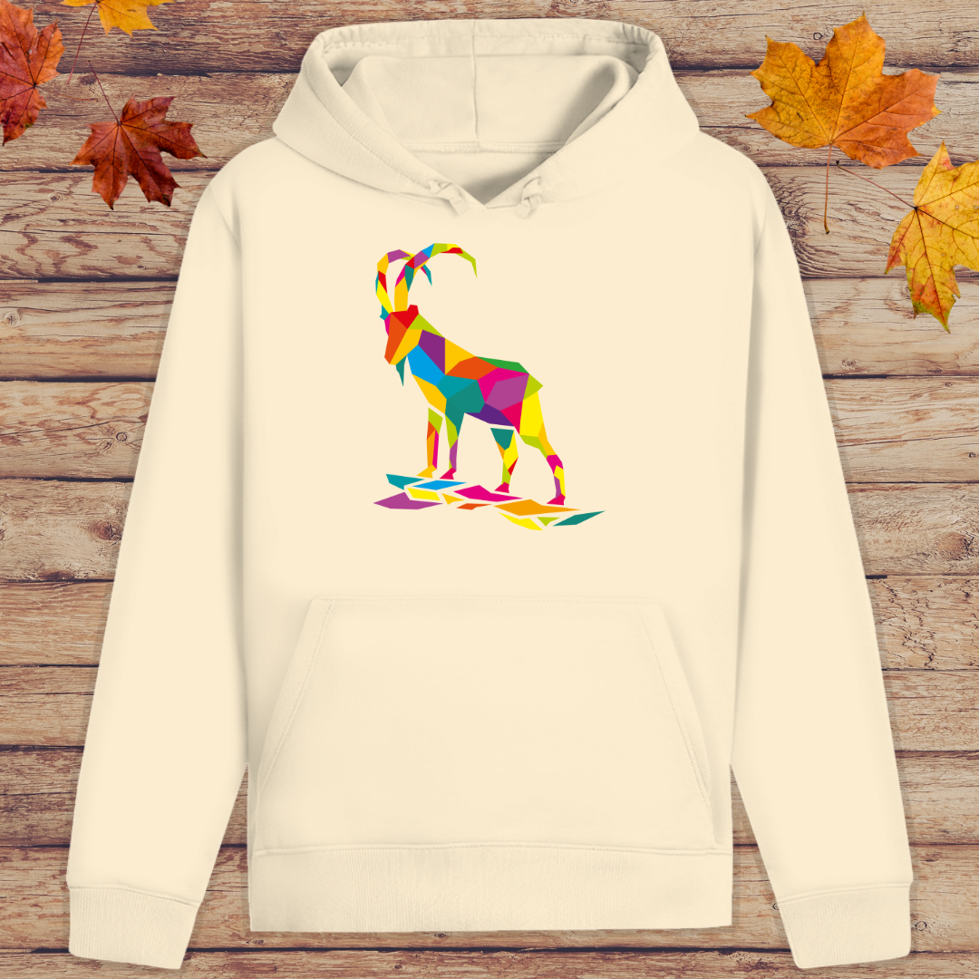 Hoodie Unisex Bunter Steinbock