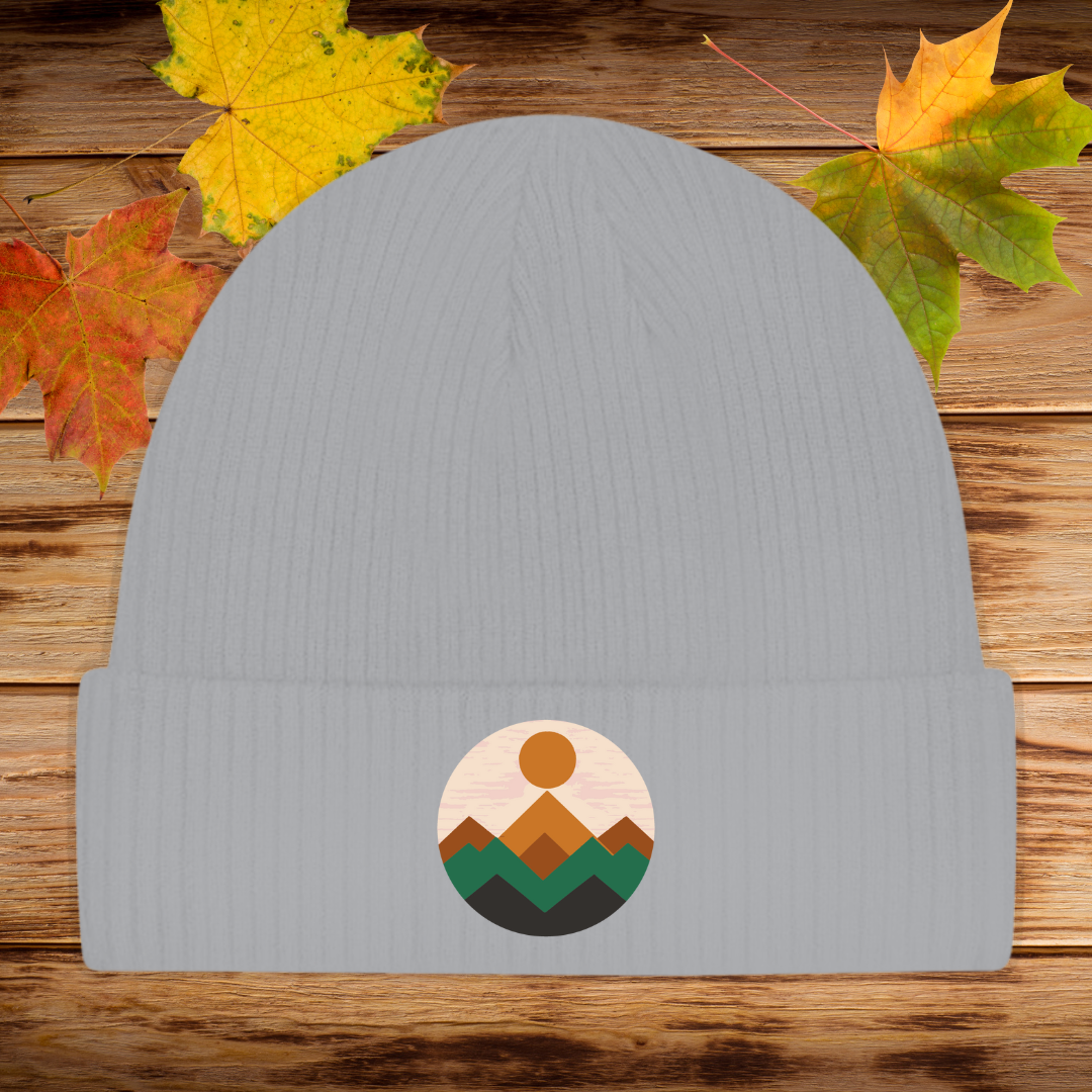 Beanie Geometrische Berge