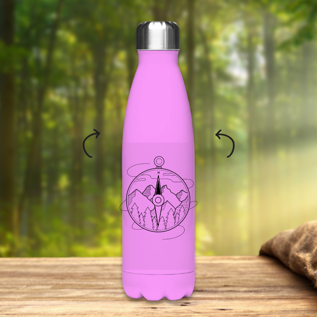 Edelstahl-Thermoflasche Kompass