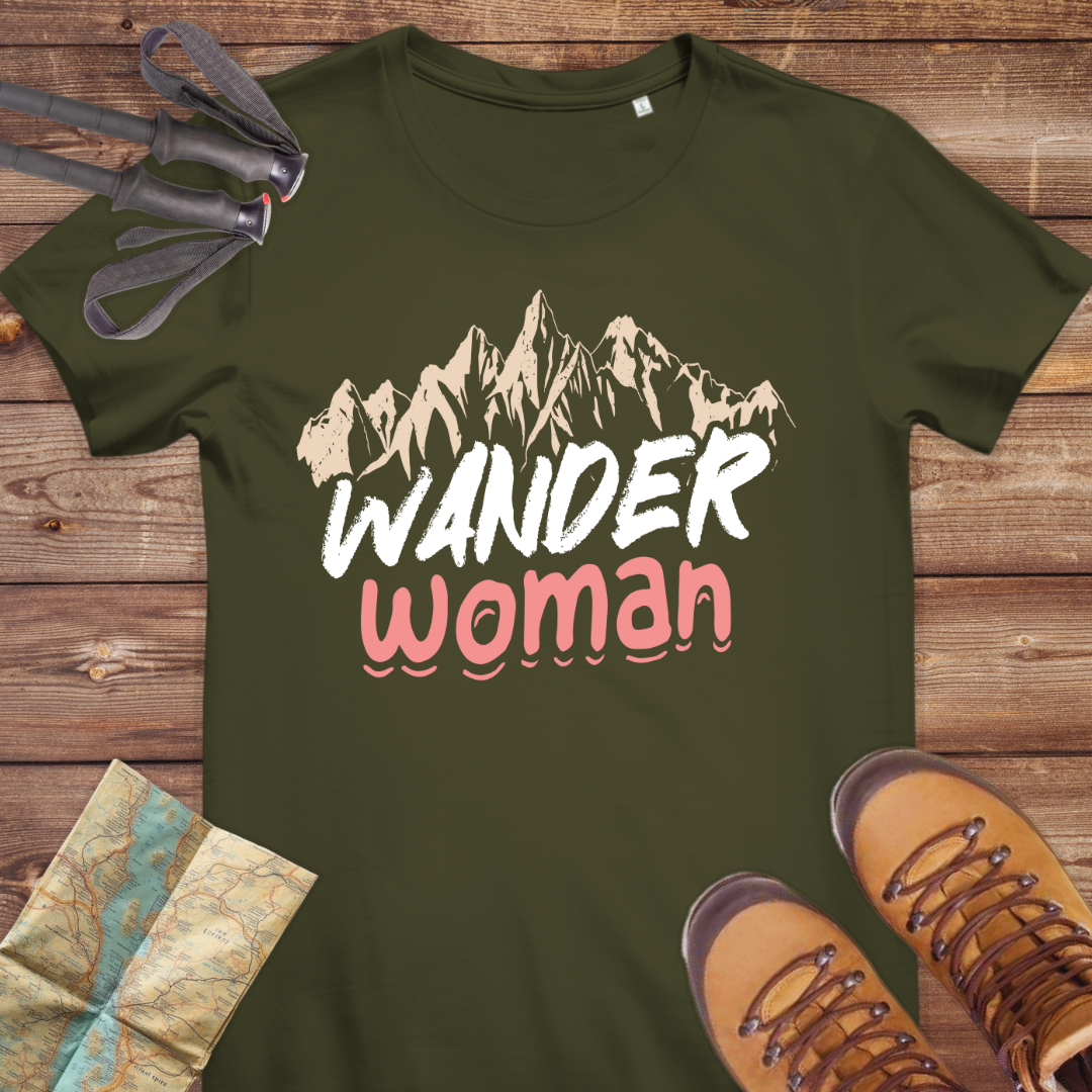 Damen Medium Fit Bio T-Shirt Wander Woman