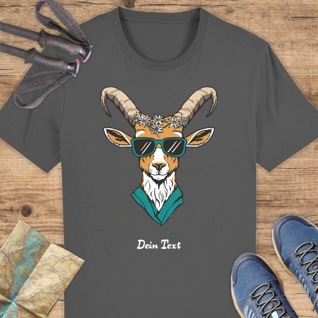 Unisex Bio T-Shirt Personalisierter Steinbock