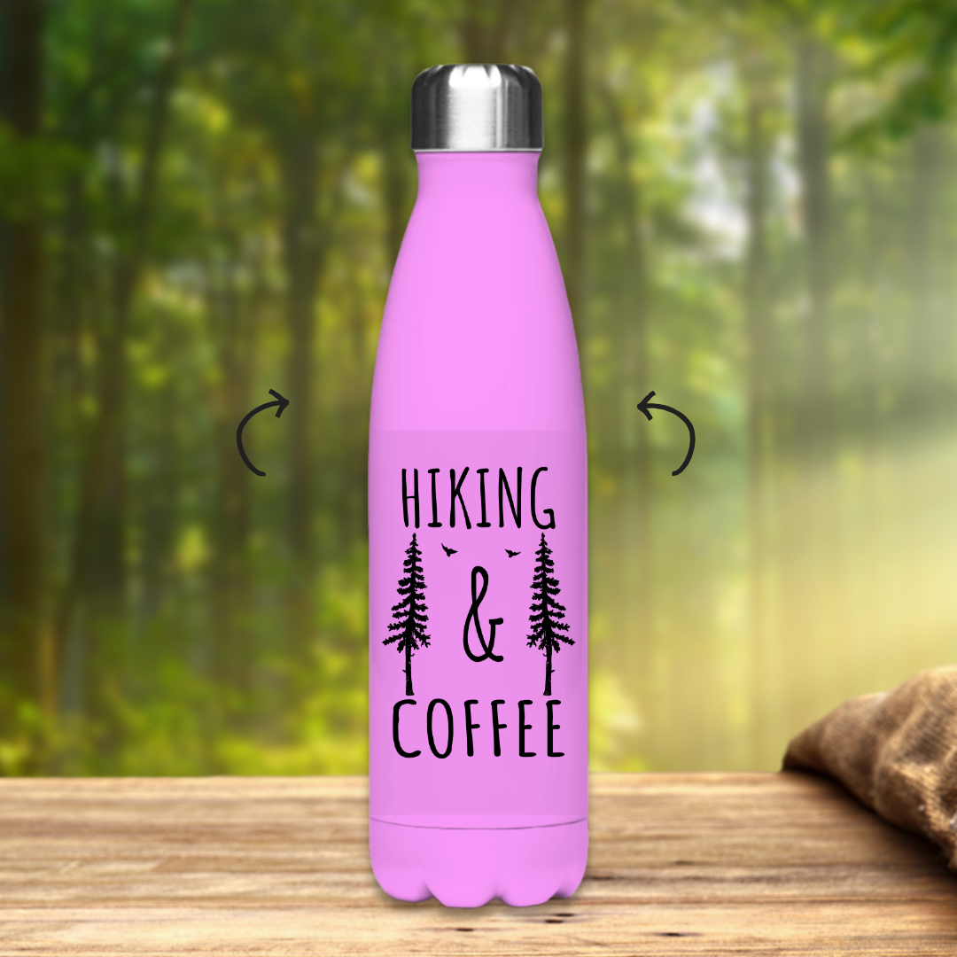 Edelstahl-Thermoflasche Hiking and Coffee