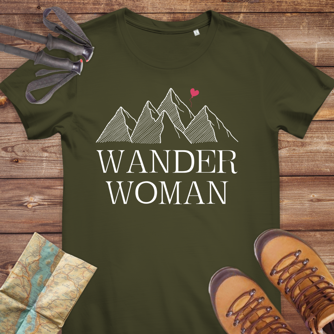 Damen Medium Fit Bio T-Shirt Wander Woman