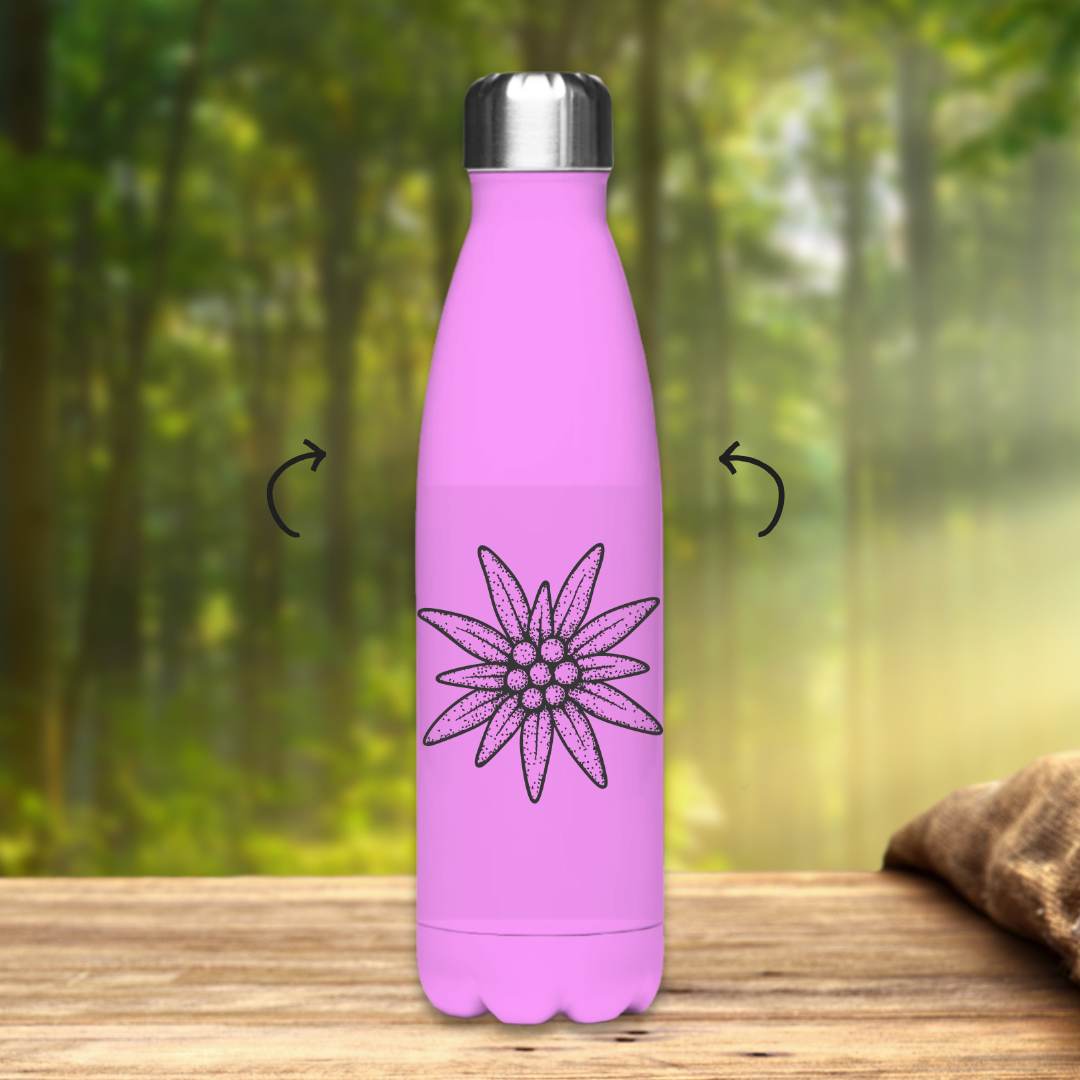 Edelstahl-Thermoflasche Edelweiß
