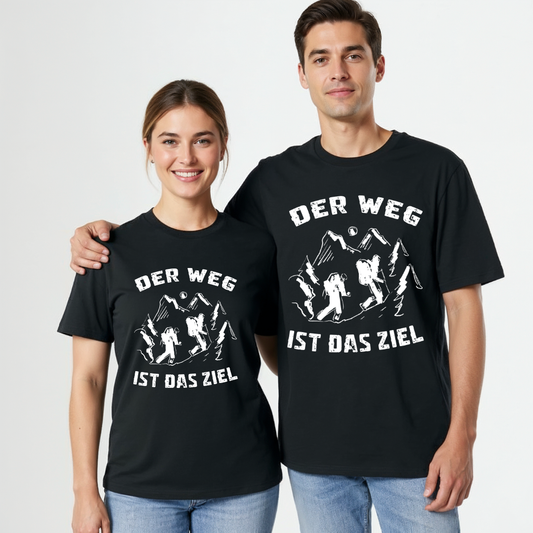 Unisex Bio T-Shirt Der Weg ist das ziel