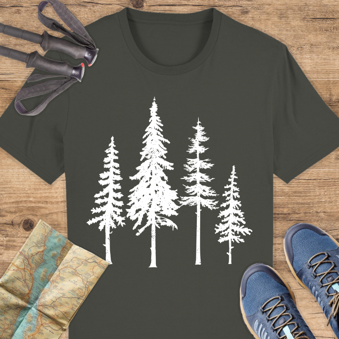 Unisex Bio T-Shirt T-Shirt Bäume