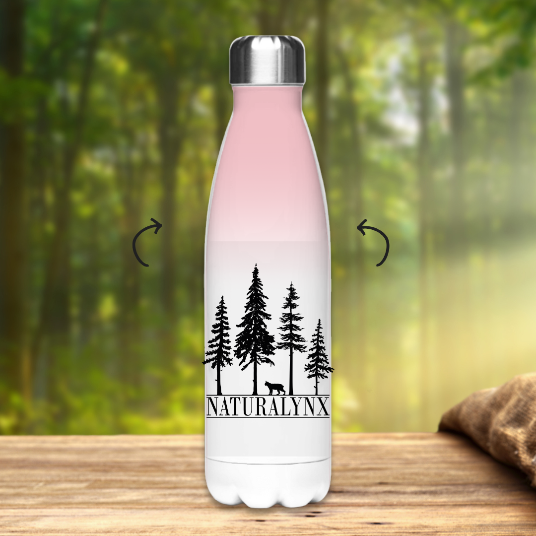 Edelstahl-Thermoflasche Naturalynx Wald