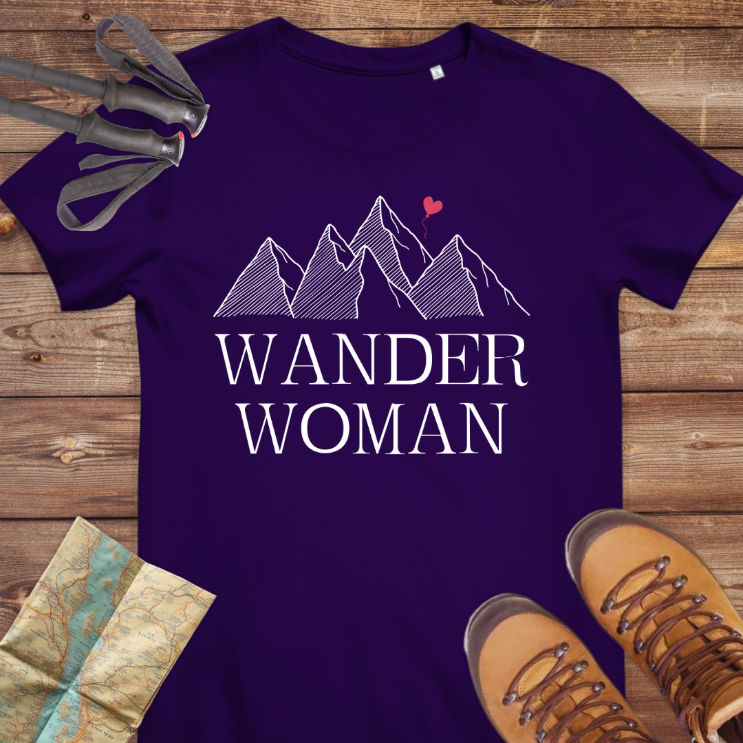 Damen Medium Fit Bio T-Shirt Wander Woman
