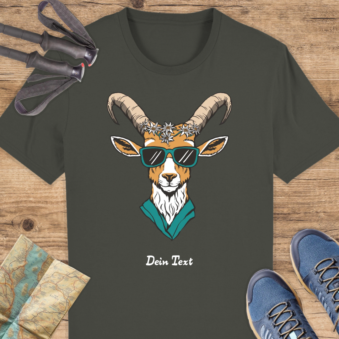 Unisex Bio T-Shirt Personalisierter Steinbock