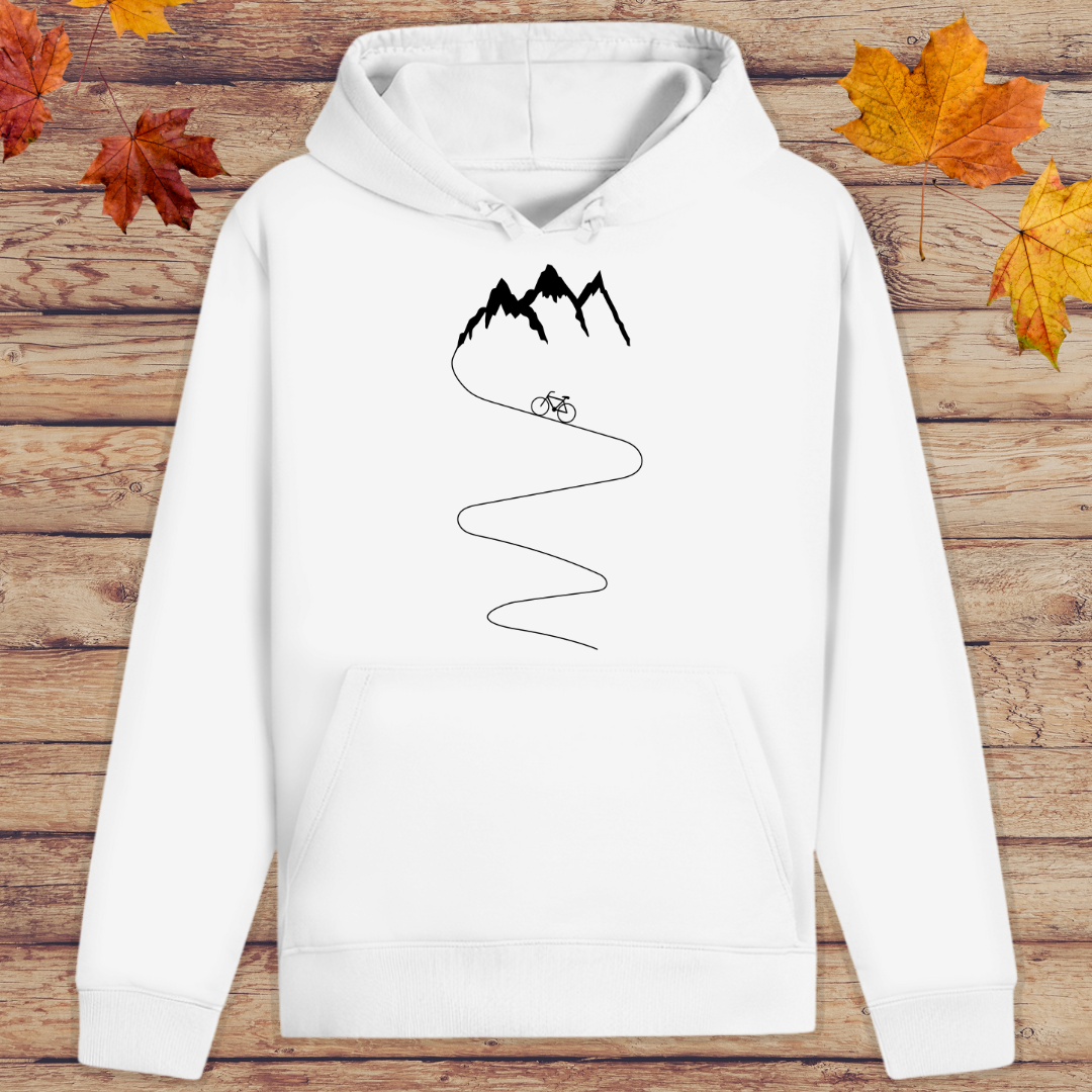 Hoodie Unisex Bike Berge