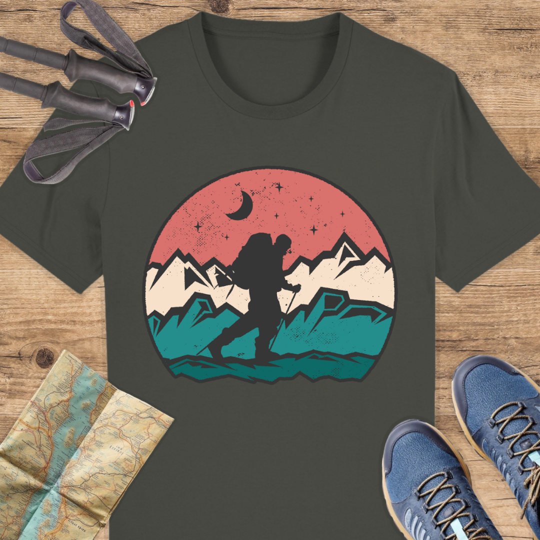 Unisex Bio T-Shirt Vintage Wandern