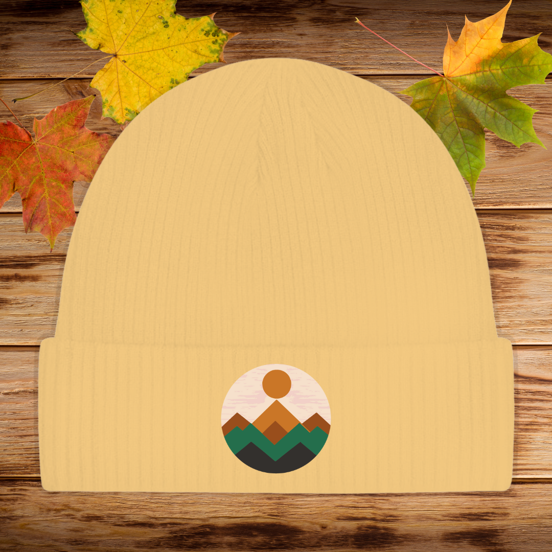 Beanie Geometrische Berge