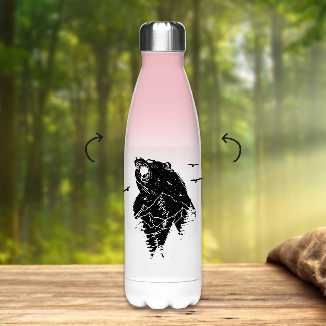 Edelstahl-Thermoflasche Bär
