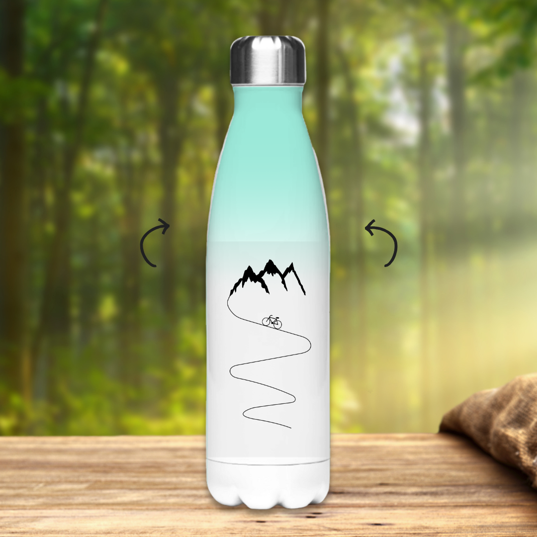 Edelstahl-Thermoflasche Bike Berge