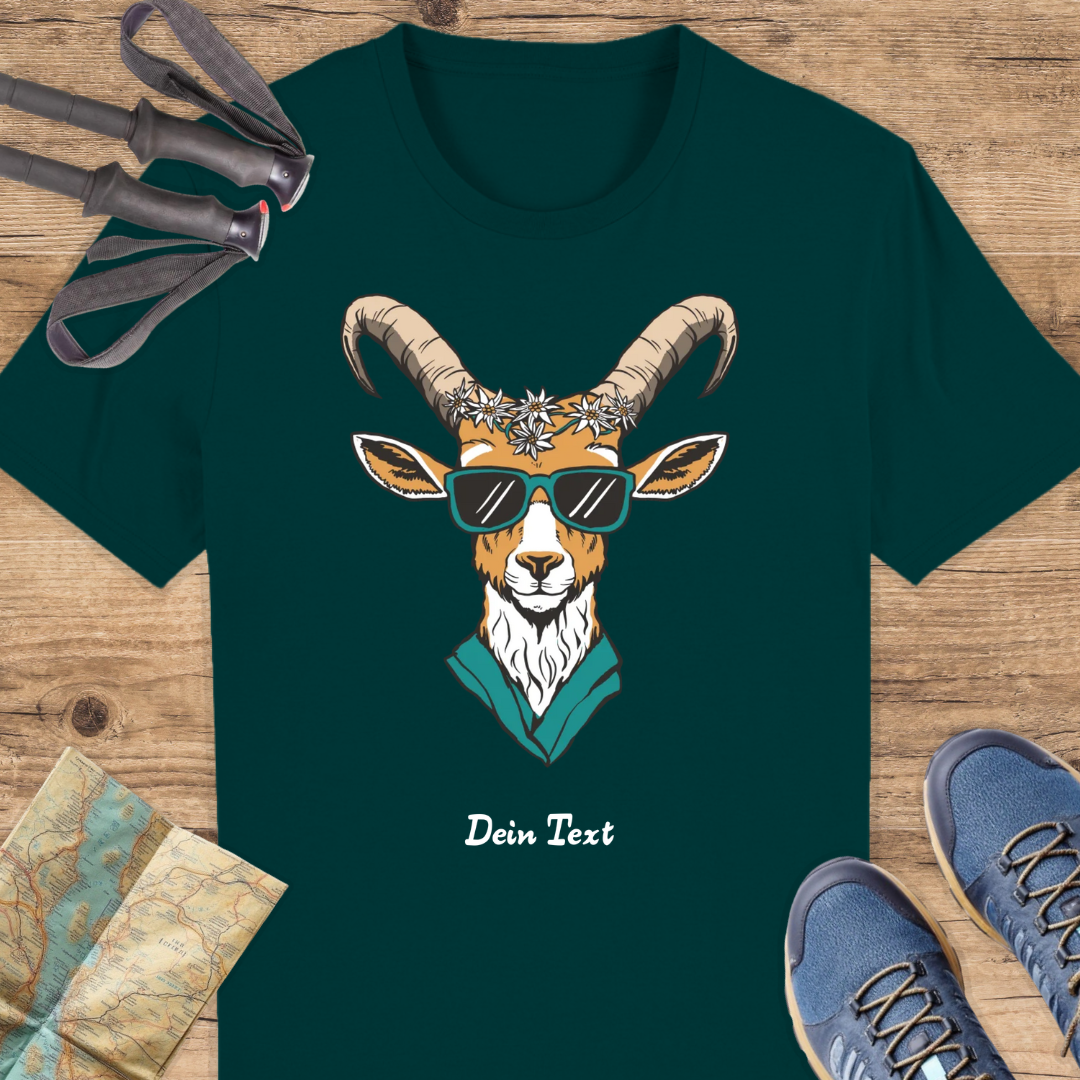 Unisex Bio T-Shirt Personalisierter Steinbock